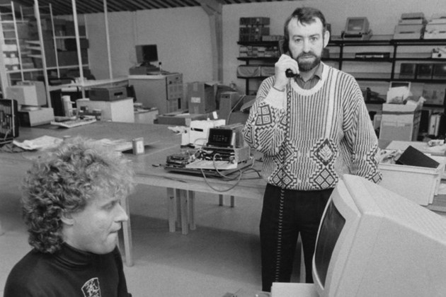 <em>J�rgen Falk startede firmaet, der har udviklet sig til at blive Bornholms f�rende IT-virksomhed. Arkivfoto</em>