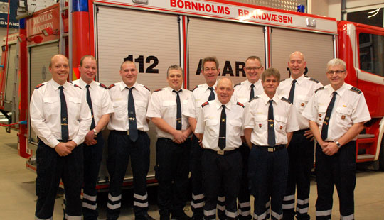 Tilfreds med brandstation