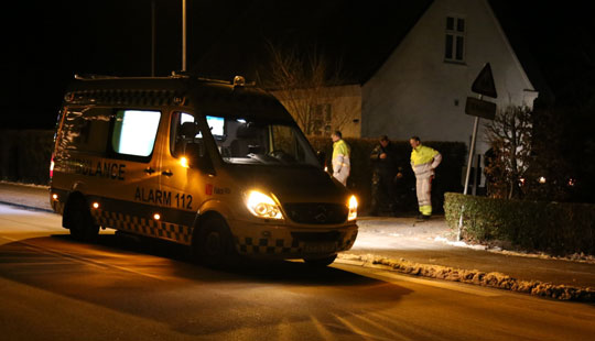 Trafikuheld p� Nyker Hovedgade