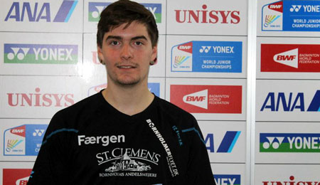 Mathias tr�ner med de bedste