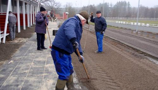 Forbedringer p� travbanen