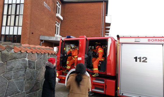 Kollegium r�mmet efter alarm