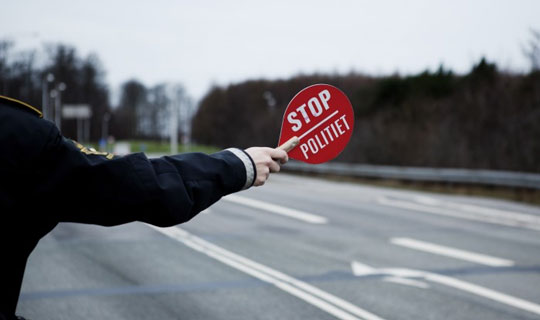 Fem sigtet i f�rdselskontrol