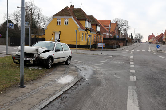 Trafikuheld i R�nne