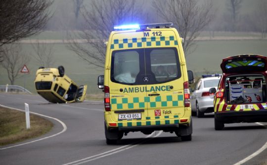 Trafikuheld p� Randkl�vevej