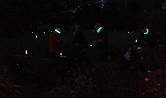 Spillede golf i m�rket