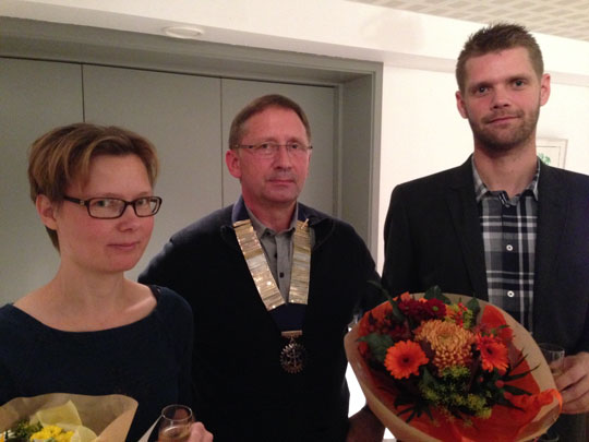 To nye i Hasle Rotary Klub