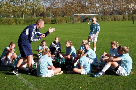 U15 pigerne i h�jt tempo