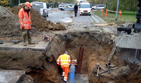 Vandledninger blev omlagt