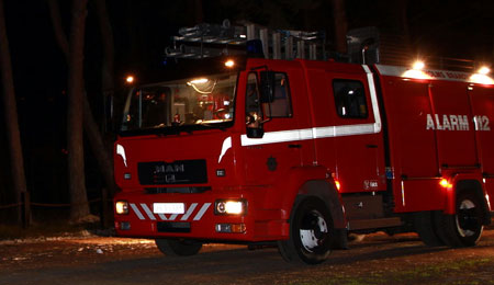 Falsk alarm om skorstensbrand