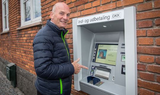 Ny automat p� gadeplan