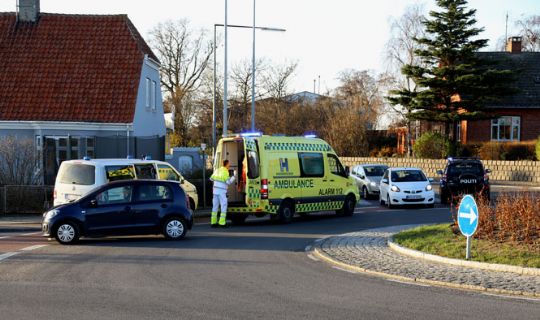 Nyt uheld i rundk�rsel