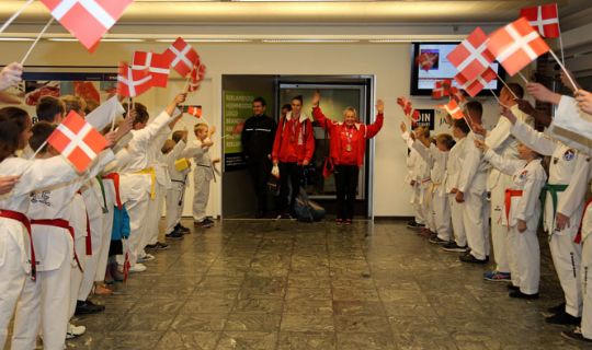 Verdensmester kom hjem