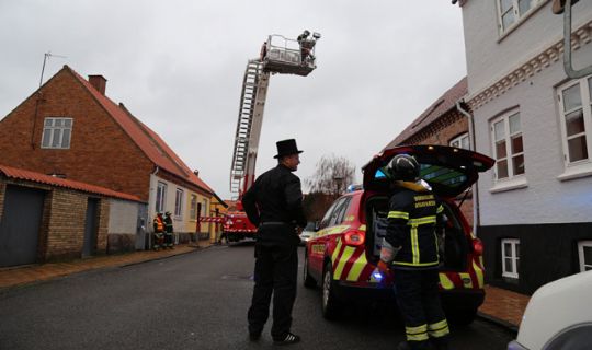 Store skader fra brand