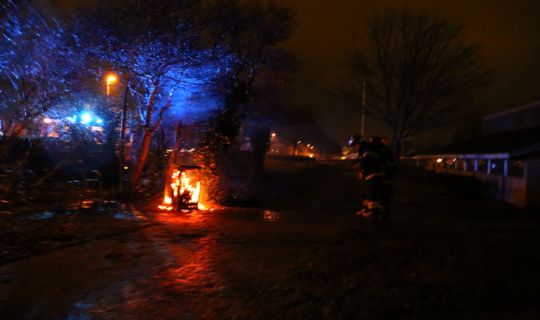 Brand n�r R�nne R�dhus