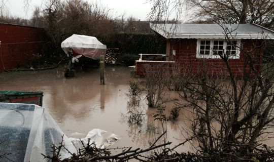 Meget vand i Nex� � igen