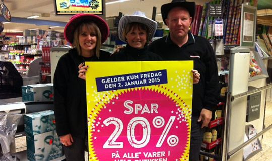 Udsalgsbrag i Eurospar