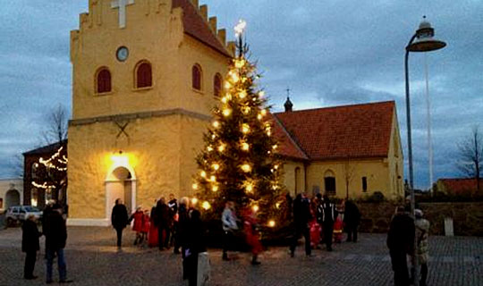 Julen topper i Allinge