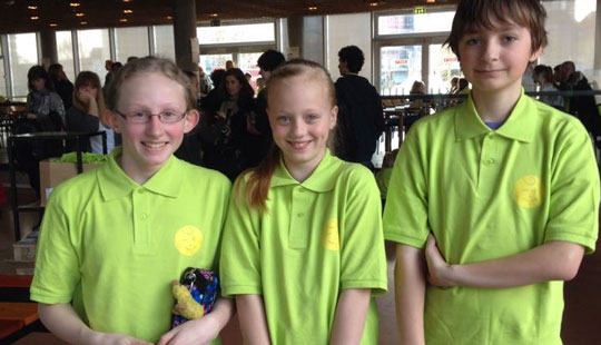 Tre kvikke elever fra Nyker