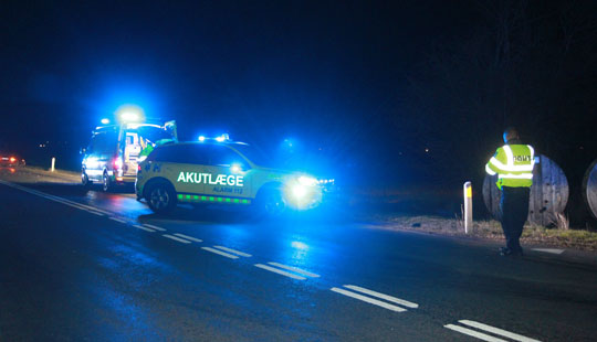 Dr�bt cyklist var p�virket