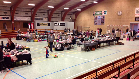 Brugt kram i Nex� Hallen