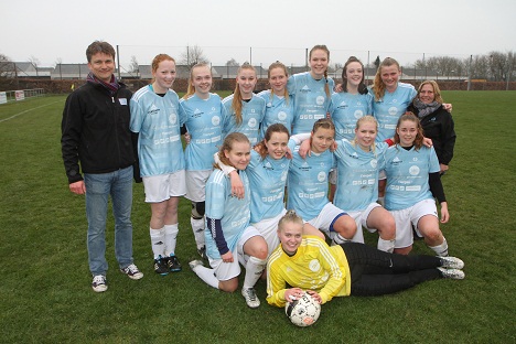 U18 pigerne tabte premiere