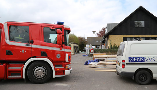 Tagbrand p� Nylars Plejecenter