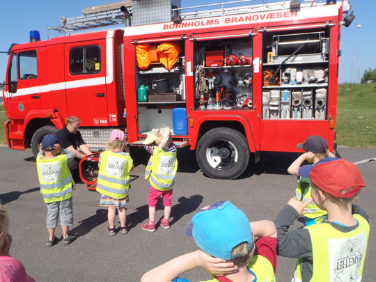 Brandbilen imponerede