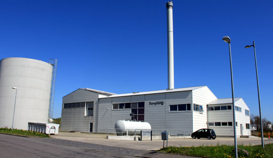 �bent hus p� varmev�rker