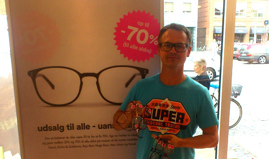Udsalg p� m�rkevarestel