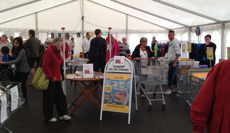 Udsalg og marked i butikscenter