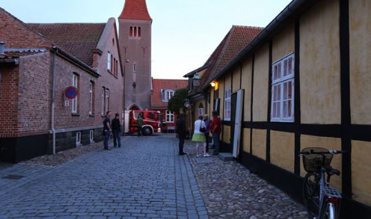 Brandalarm p� teatret