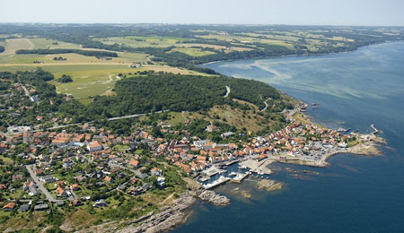 Flygtede fra trafikuheld i Gudhjem