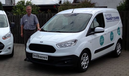 Praktiske lille varebil fra Ford