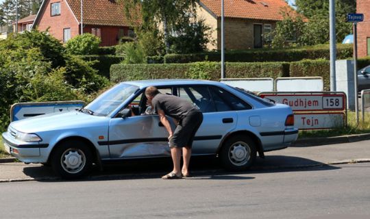 Trafikuheld i Allinge