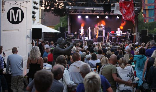 Veloplagt band og publikum