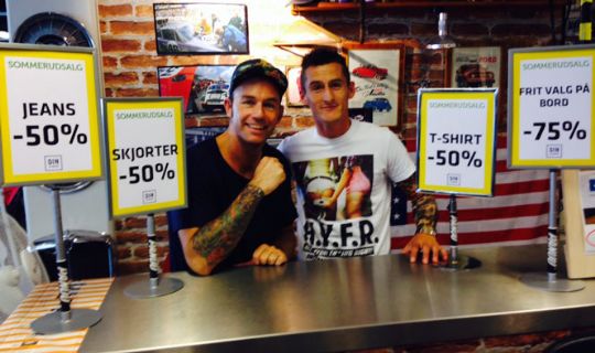 Udsalg i ung modebutik