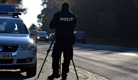 K�rte 133 km/t p� Borrelyngvej