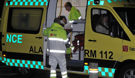 Turist blev sl�et i ansigtet