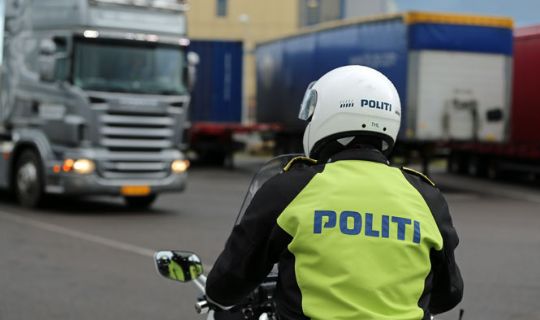 K�rselsforbud til lastbil