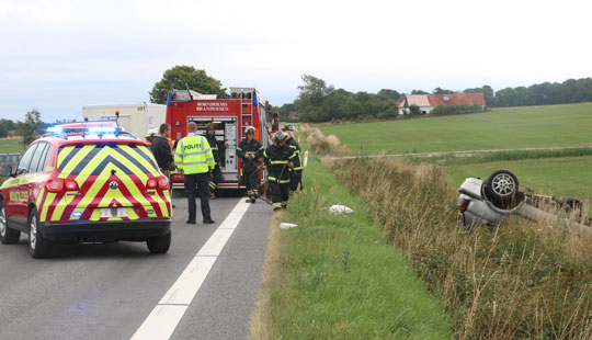 Trafikuheld ved �sterlars