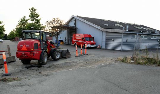 Ny vej til lukket brandstation