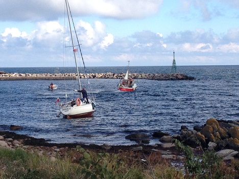 VIDEO: Polsk sejlb�d bragt flot