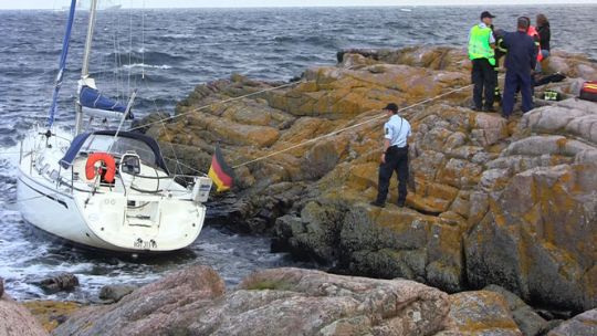 Video: Redningsaktion i Sandvig