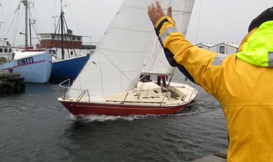 Kun tre b�de n�ede Bornholm