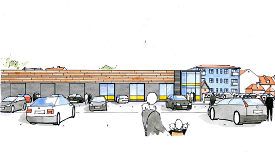 Netto vil helst bygge midt i Allinge