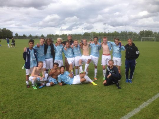 U15 drenge p� vej