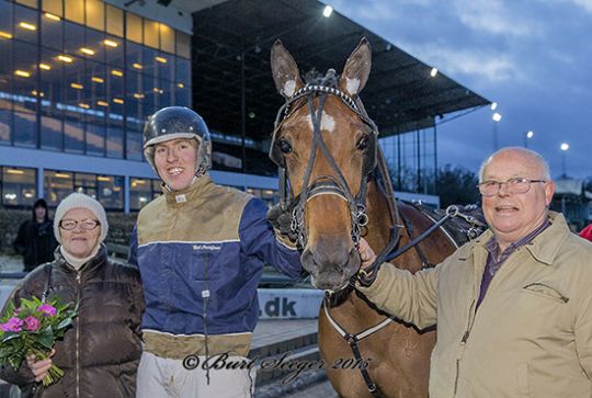 Bornholmer bag januars hest i Lunden