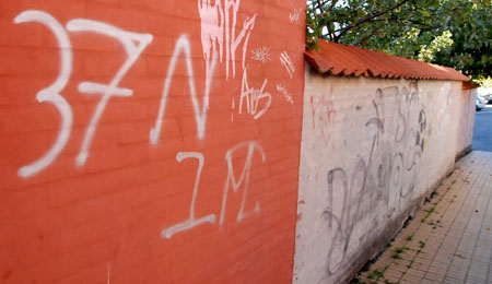 Graffiti flere steder