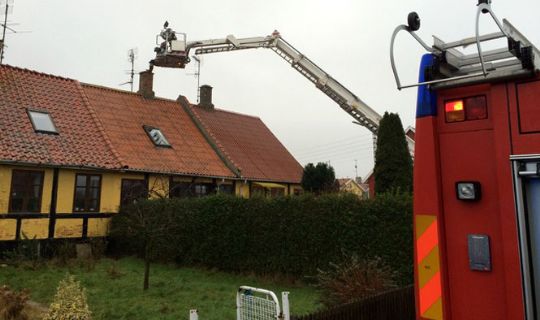 Udrykning til skorstensbrand